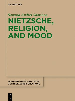 cover image of Nietzsche, Religion, and Mood